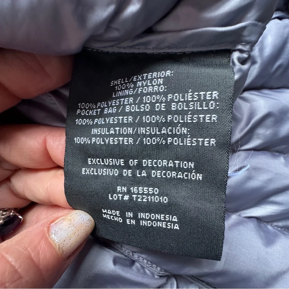 32degrees silver puffer vest size xl